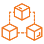 ícone de blockchain